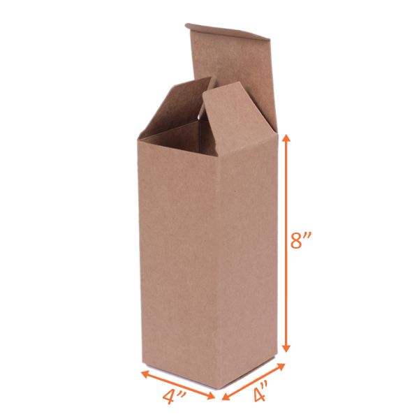 Buy 4x4x8 Inches 5 Ply Brown Corrugated Cardboard Box Online ...