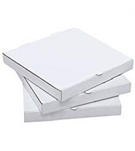 White Pizza Boxes with Free Shipping